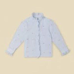 The Sunday collective wildflower ruffled blouse size 8 yrs